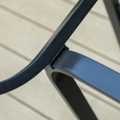 Patio Set With Steel Table With 1.57" Umbrella Hole & Steel Swivel Sling Arm Chairs - Captiva Designs -Sunnydaze Decor Store GUEST bbfd3150 fab1 4aae a829 10c925cd3077