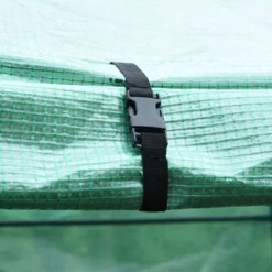 Outsunny Walk-in Greenhouse Outdoor 3 Tier 10 Shelf Warm House Garden Hexagonal Hot House With Roll-Up Zipper Door & Steel Frame -Sunnydaze Decor Store GUEST bc082902 f92f 479c 9084 7e2d5568fc43