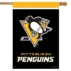 Briarwood Lane Pittsburgh Penguins House Flag NHL Licensed 28" X 40" -Sunnydaze Decor Store GUEST bc196e43 42d2 429a a1c3 cfcd01f15ab4