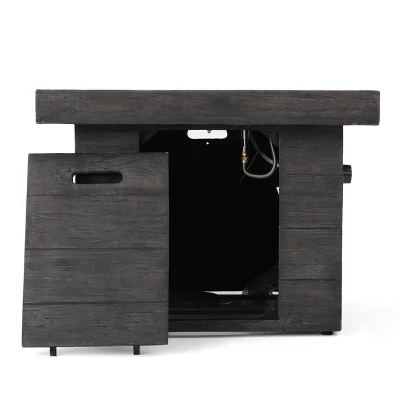 Keana 5pc Faux Rattan Club Chair & Fire Pit Chat Set - Christopher Knight Home 12 Keana 5pc Faux Rattan Club Chair & Fire Pit Chat Set - Christopher Knight Home - Image 10