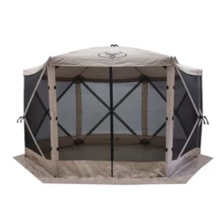 Gazelle Tents G6 12ft X 12ft 6 Sided Pop Up Portable 8 Person Gazebo, Desert Sand And Portable Gazebo Screen Tent Wind Panels, Desert Sand (3 Pack) 8 Gazelle Tents G6 12ft X 12ft 6 Sided Pop Up Portable 8 Person Gazebo, Desert Sand And Portable Gazebo Screen Tent Wind Panels, Desert Sand (3 Pack) -Sunnydaze Decor Store GUEST bcd5c8de 6dae 4fb1 9024 cdef82002a59