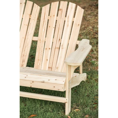 Wood Adirondack Love Seat - Patio Festival 5 Wood Adirondack Love Seat - Patio Festival - Image 3