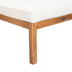 Pratia 5pc Outdoor Set - Natural/Beige - Safavieh -Sunnydaze Decor Store GUEST bed3721d ea66 4537 87d4 2cd76d848917