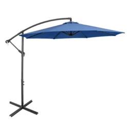 Costway 10 FT Patio Offset Umbrella W/8 Ribs Cross Base Tilt 28 Costway 10 FT Patio Offset Umbrella W/8 Ribs Cross Base Tilt -Sunnydaze Decor Store GUEST bf60e928 2c87 45aa be00 c9570d475125