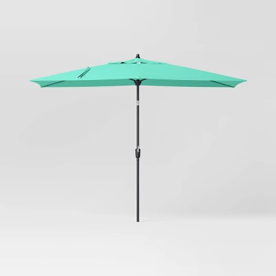 10'x6' Rectangular Market Patio Umbrella - Black Pole - Threshold™ 18 10'x6' Rectangular Market Patio Umbrella - Black Pole - Threshold™ - Image 16