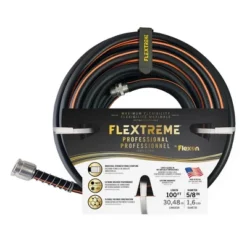 Flexon 5/8" Flextreme Professional Performance Rubber Garden Hoses -Sunnydaze Decor Store GUEST c0ca72a4 0750 4bf0 8489 c10090a43b27