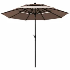 Costway 10ft 3 Tier Patio Market Umbrella Aluminum Sunshade Shelter Double Vented 23 Costway 10ft 3 Tier Patio Market Umbrella Aluminum Sunshade Shelter Double Vented -Sunnydaze Decor Store GUEST c1e5c6bf dbcc 4eed 9d85 5fea516eaf50