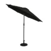 9' X 9' Mirage II Market Patio Umbrella With Auto-Tilt Black - Island Umbrella -Sunnydaze Decor Store GUEST c2287699 0701 4ab8 ac4e d1222641ac1c