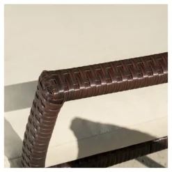 Corleone 7pc Wood And Wicker Dining Set - Brown -Christopher Knight Home -Sunnydaze Decor Store GUEST c270eabf 8284 4c13 adbe 4bbedc3ba395