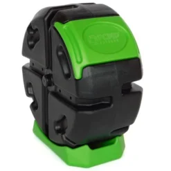 FCMP Outdoor RC2000WB-GRN 19-Gal Plastic Single Chamber Half Size Rolling Composter Outdoor Rotating Garden Compost Bin, Black/Green (2 Pack) -Sunnydaze Decor Store GUEST c2a750f0 c52f 42a1 8171 af7f4c5ba113