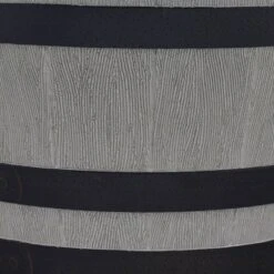 Southern Patio HDR-055457 Resin Whiskey Barrel Indoor Outdoor Garden Planter Pot For Vegetables, Trees, Plants, And Flowers, Gray