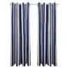 Commonwealth Seascapes Stripes Light Filtering Satiny Look Provide Privacy Grommet Outdoor Panel Pair Indigo 1 Commonwealth Seascapes Stripes Light Filtering Satiny Look Provide Privacy Grommet Outdoor Panel Pair Indigo -Sunnydaze Decor Store GUEST c30e9292 c351 4687 84ee 78b494cb9b5c