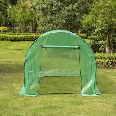 Gardenised Green Outdoor Portable Garden Plant Walk-In Greenhouse And Garden Hot House Waterproof 6 Gardenised Green Outdoor Portable Garden Plant Walk-In Greenhouse And Garden Hot House Waterproof - Image 4