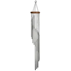Woodstock Wind Chimes Signature Collection, Woodstock Habitats Rainfall Silver Wind Chime 14 Woodstock Wind Chimes Signature Collection, Woodstock Habitats Rainfall Silver Wind Chime -Sunnydaze Decor Store GUEST c4920b24 c77a 4982 9108 b3643fa89df6