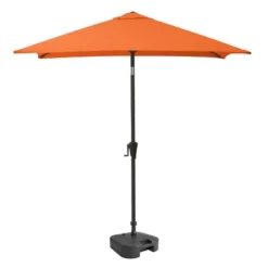 9' Square Titling Market Patio Umbrella With Base - CorLiving -Sunnydaze Decor Store GUEST c5528a92 ac1e 4516 b4e9 0c8ed292be70