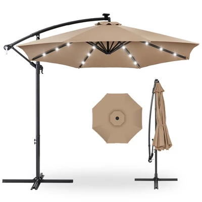 Best Choice Products 10ft Solar LED Offset Hanging Outdoor Market Patio Umbrella W/ Easy Tilt Adjustment 11 Best Choice Products 10ft Solar LED Offset Hanging Outdoor Market Patio Umbrella W/ Easy Tilt Adjustment - Image 9