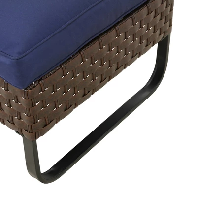 U Leg Patio Ottoman - Patio Festival 6 U Leg Patio Ottoman - Patio Festival - Image 4
