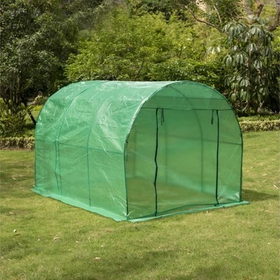 Gardenised Green Outdoor Portable Garden Plant Walk-In Greenhouse And Garden Hot House Waterproof 4 Gardenised Green Outdoor Portable Garden Plant Walk-In Greenhouse And Garden Hot House Waterproof - Image 2