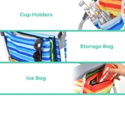 Tangkula 2 Pack Of Folding Beach Chair Portable Backpacking Chair With Cup Holder Headrest Storage Bag For Outdoor -Sunnydaze Decor Store GUEST c833da50 4b2b 4251 9031 7cc5eb6f21ea