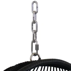 Sunnydaze Decor Sunnydaze Outdoor Resin Wicker Julia Hanging Basket Egg Chair Swing With Cushions And Headrest - 2pc -Sunnydaze Decor Store GUEST c840259c 6a63 40c6 aa4b f49c88a2bdee