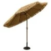 9' X 9' Round Crank Patio Umbrella - Thatch - Tropishade 2 9' X 9' Round Crank Patio Umbrella - Thatch - Tropishade -Sunnydaze Decor Store GUEST c9817497 c1d3 40c0 a33e 547002e8ca33