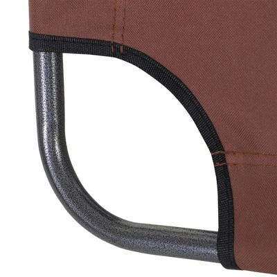 Outsunny 2-in-1 Folding Patio Lounge Chair W/ Pillow, Outdoor Portable Sun Lounger Reclining To 120°/180°, Oxford Fabric 7 Outsunny 2-in-1 Folding Patio Lounge Chair W/ Pillow, Outdoor Portable Sun Lounger Reclining To 120°/180°, Oxford Fabric - Image 5