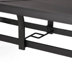 7pc Outdoor Dining Set With 6 Chairs With Seat & Back Cushions & Metal Rectangle Table With Umbrella Hole - Captiva Designs -Sunnydaze Decor Store GUEST c9d6b384 b41a 4d2e 81ac 552460e51302 1