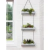 Gardener's Supply Company Galvanized Triple Hanging Planter | 3 Tier Sturdy Metal Rustic Farmhouse Decorative Wall Planters For Indoor & Outdoor -Sunnydaze Decor Store GUEST c9eaac2e 3f1c 4f87 9c6c e49cf8106bea