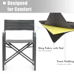 Aoodor Portable Aluminum Camping Chair-4 Chairs -Sunnydaze Decor Store GUEST ca17ac57 a95c 45da 8cf6 2b791efb8499