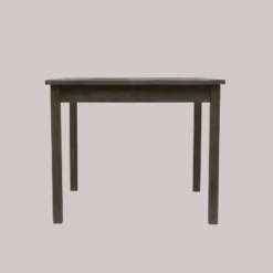 Renaissance Square Outdoor Patio Stacking Table - Gray - Vifah