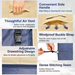 Costway Patio 60''x43'' 2-Seater Bench Loveseat Deep Sofa Cover Waterproof Handle Air Vent 15 Costway Patio 60''x43'' 2-Seater Bench Loveseat Deep Sofa Cover Waterproof Handle Air Vent -Sunnydaze Decor Store GUEST caa80b12 daf6 4c27 b1b9 febec72cf4e4