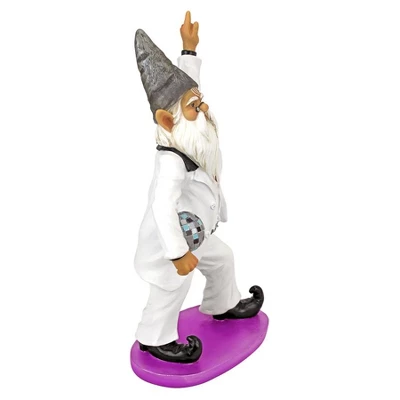 Design Toscano Disco Tony, Gnome Fever Statue - Multicolored 3 Design Toscano Disco Tony, Gnome Fever Statue - Multicolored
