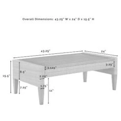 Capella 7pc Outdoor Wicker Sofa Set - Gray - Crosley -Sunnydaze Decor Store GUEST cc6d7291 e30c 4588 a883 d776c015cd53