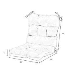 Set Of 2 Roma Floral Outdoor Seat/Back Chair Cushions - Kensington Garden -Sunnydaze Decor Store GUEST cca42d2e ebaa 4339 bf94 d10a28947100