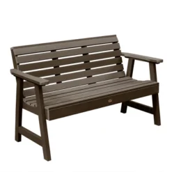 5' Weatherly Garden Bench - Highwood -Sunnydaze Decor Store GUEST cd319961 cfc0 4bf1 aa0b f3da3663a910