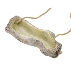 A&B Home 9" Nature Inspired Hanging Log Outdoor Planter - Natural Green Finish -Sunnydaze Decor Store GUEST cddc79fb c1e6 40c3 a111 2ae7b903c136