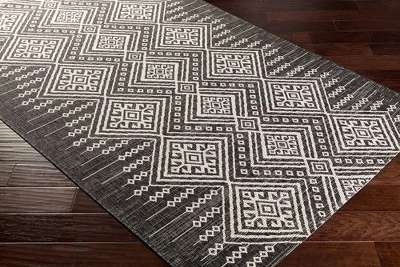 Mark & Day Hamme Rectangle Woven Indoor And Outdoor Area Rugs Black/White 5 Mark & Day Hamme Rectangle Woven Indoor And Outdoor Area Rugs Black/White - Image 3