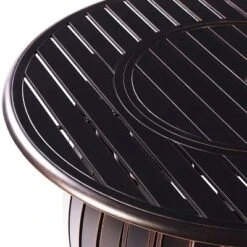 Oakland Living 5pc Deep Seating Aluminum Outdoor Patio Fire Pit Dining Set With Stripe Pattern Fire Table Copper/Gray 23 Oakland Living 5pc Deep Seating Aluminum Outdoor Patio Fire Pit Dining Set With Stripe Pattern Fire Table Copper/Gray -Sunnydaze Decor Store GUEST d022a769 82fe 49c3 86fe 194a2fd545a7 2