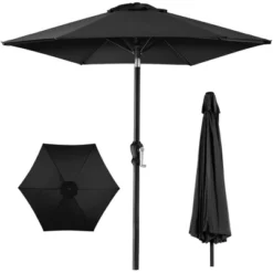 Best Choice Products 10ft Outdoor Steel Market Patio Umbrella W/ Crank, Tilt Push Button, 6 Ribs -Sunnydaze Decor Store GUEST d2190ac5 c622 45d8 9282 6f10027b9639