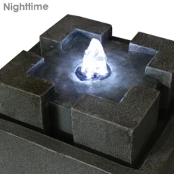 Sunnydaze Decor Sunnydaze Indoor Home Office Decorative Square Dynasty Bubbling Tabletop Water Fountain Feature - 7" -Sunnydaze Decor Store GUEST d258b0e1 d663 4ac8 a180 236f97dab89d