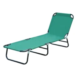 Outsunny Portable Outdoor Sun Lounger, Lightweight Folding Chaise Lounge Chair W/ 5-Position Adjustable Backrest For Beach, Poolside And Patio -Sunnydaze Decor Store GUEST d356642c 51a2 4bbd ab2e 8dcf44d2785f