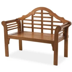 Lutyen Outdoor Garden Bench: Built With FSC-Certified Eucalyptus Wood 9 Lutyen Outdoor Garden Bench: Built With FSC-Certified Eucalyptus Wood -Sunnydaze Decor Store GUEST d373cde8 df55 492d 8afd 223be4e9ebca