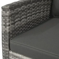 Outsunny 3 Pcs Rattan Wicker Bistro Set With Soft Cushions, Outdoor Conversation Coffee Sets With Glass Table Top And Open Storage Shelf For Patio, Backyard, Garden 14 Outsunny 3 Pcs Rattan Wicker Bistro Set With Soft Cushions, Outdoor Conversation Coffee Sets With Glass Table Top And Open Storage Shelf For Patio, Backyard, Garden -Sunnydaze Decor Store GUEST d393ad9c b47d 46bc 977b 777bf560e188