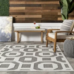 NuLOOM Nicola Transitional Bars Indoor/Outdoor Area Rug 17 NuLOOM Nicola Transitional Bars Indoor/Outdoor Area Rug -Sunnydaze Decor Store GUEST d3e69830 5091 4820 a176 639583b048c9