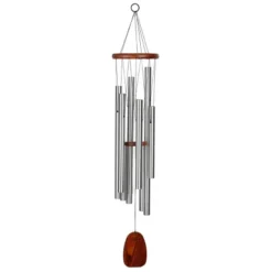 Woodstock Wind Chimes Signature Collection, Latin Trio Silver Wind Chime -Sunnydaze Decor Store GUEST d3ed742c 8ec7 4d3a 8e6d bd1e3ce3d496