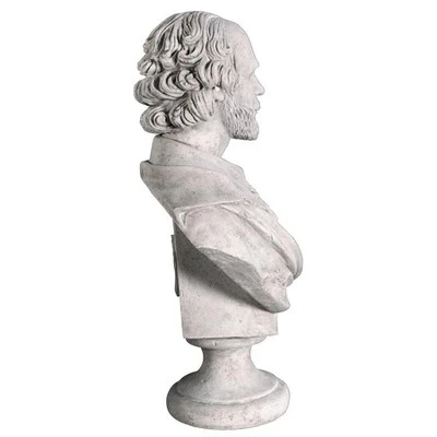 Design Toscano William Shakespeare Grande-Scale Sculptural Bust 6 Design Toscano William Shakespeare Grande-Scale Sculptural Bust - Image 4
