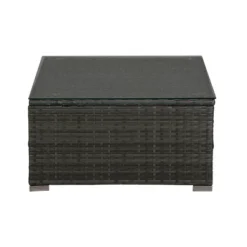 4pc Outdoor Wicker Conversation Set - Red/Brown - GODEER -Sunnydaze Decor Store GUEST d4c9b095 82c5 46f1 94be 14096f43f446 1