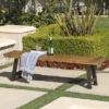 Catriona Acacia Wood Patio Bench - Teak - Christopher Knight Home -Sunnydaze Decor Store GUEST d516c4a4 fc44 42f2 b811 2d52dc3125f5