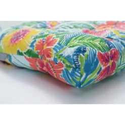 Set Of 2 Outdoor/Indoor Wicker Seat Cushions Pensacola - Pillow Perfect