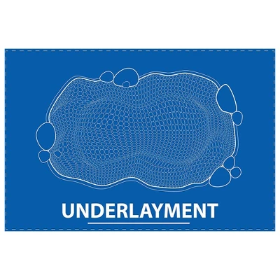 UnderGuard 25 By 30 Foot Polypropylene Nonwoven Geotextile Underlayment Protective Liner Sheet For Koi Ponds, Water Features, And Landscaping 5 UnderGuard 25 By 30 Foot Polypropylene Nonwoven Geotextile Underlayment Protective Liner Sheet For Koi Ponds, Water Features, And Landscaping - Image 3